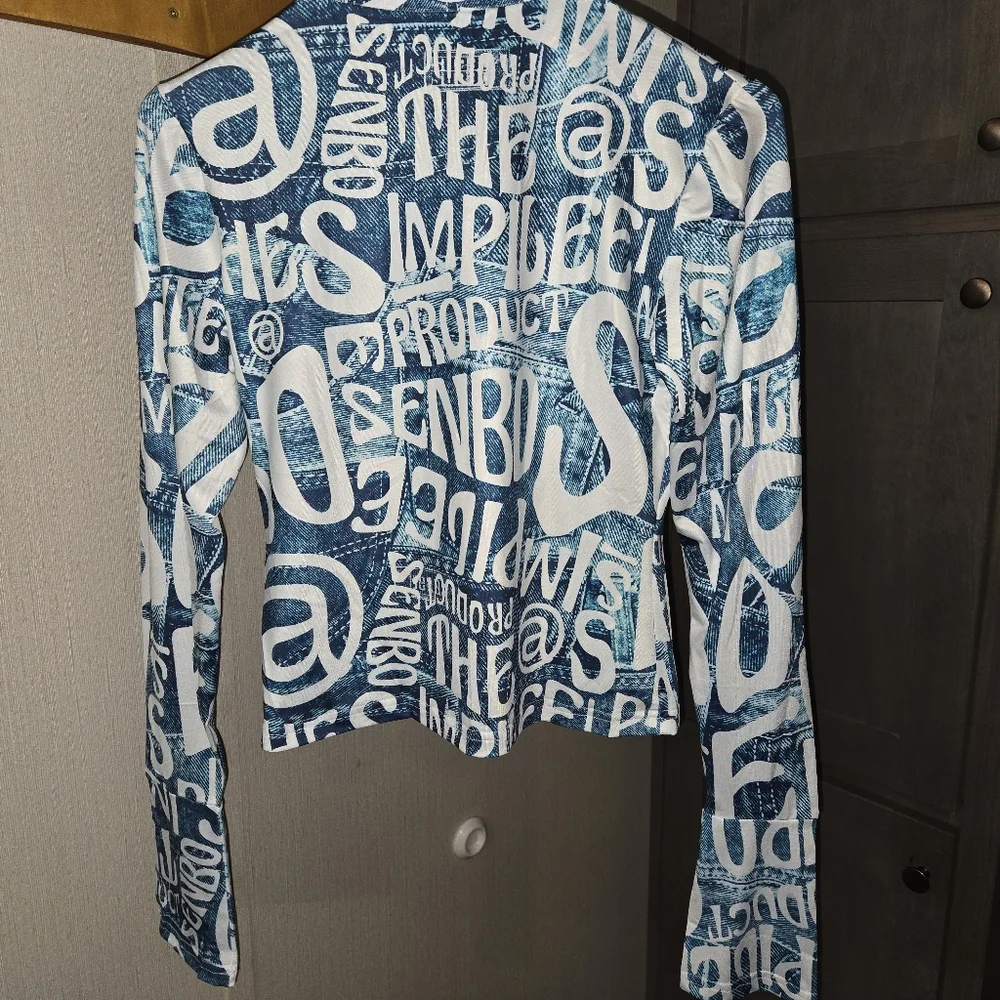 ***SIMPLEE  Long Sleeve  Collar Shirt - Picture 3 of 9